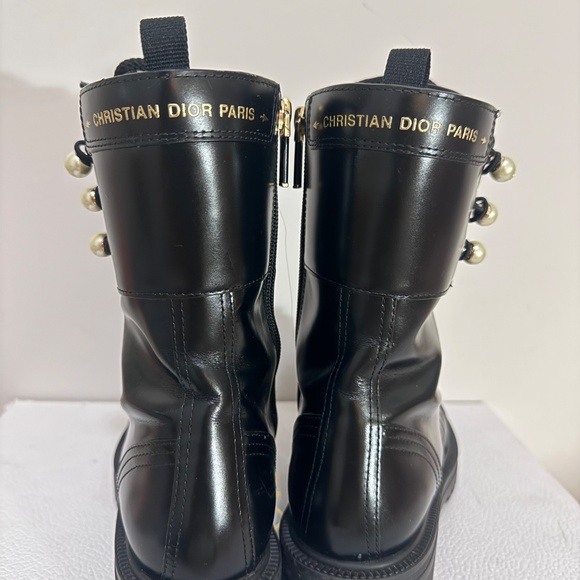 Dior D-Strike Ankle Boots, crafted in black matte calfskin - Picture 8 of 9